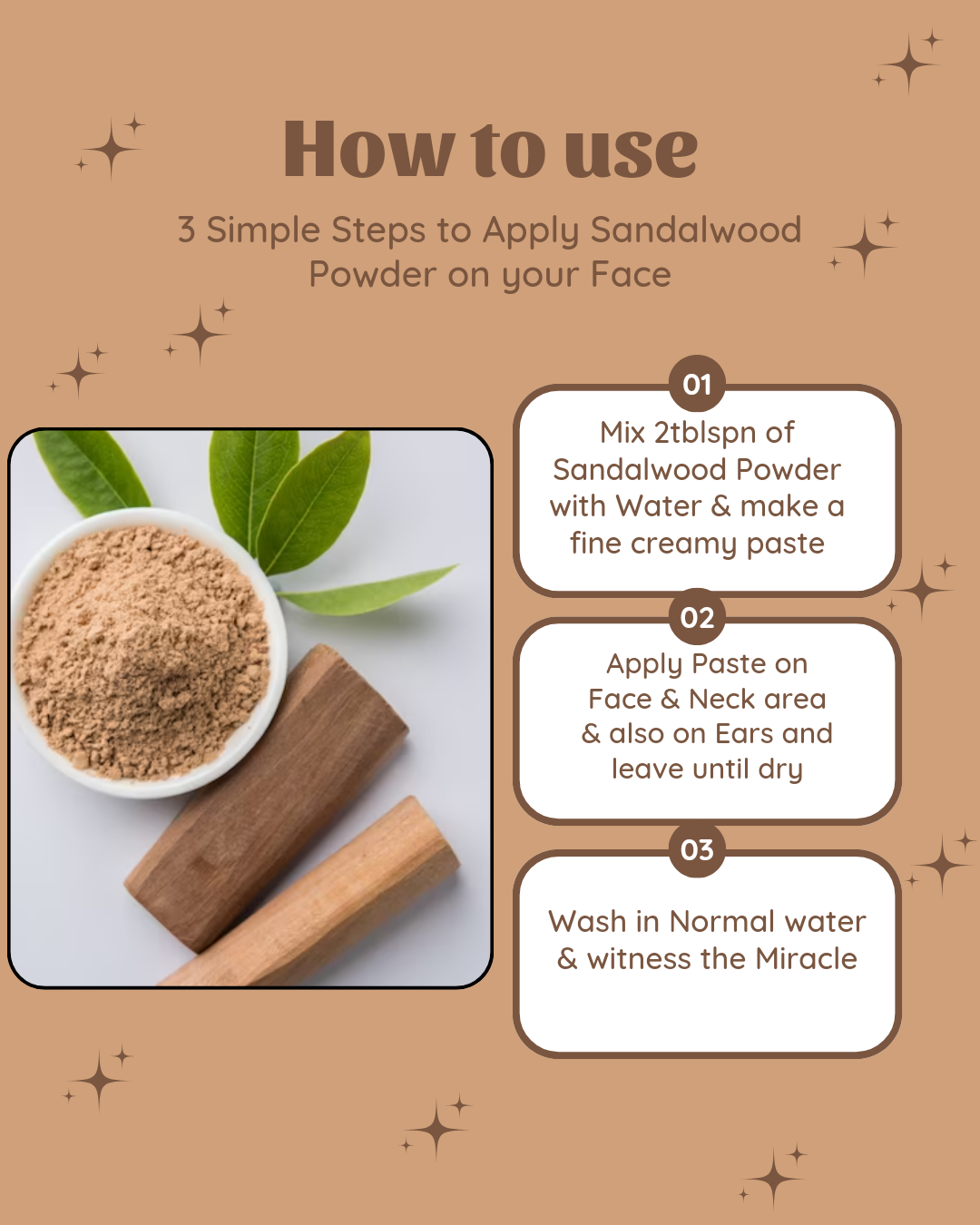 Sandalwood Powder (Pure)-70gms